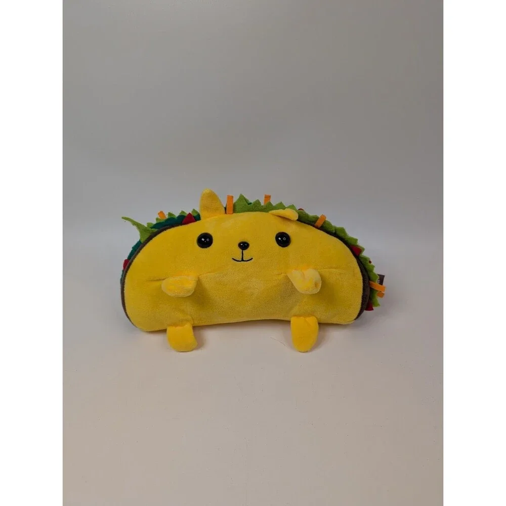 Exploding Kittens Tacocat Plush 10” Taco Cat Stuffed Animal Yellow 2018